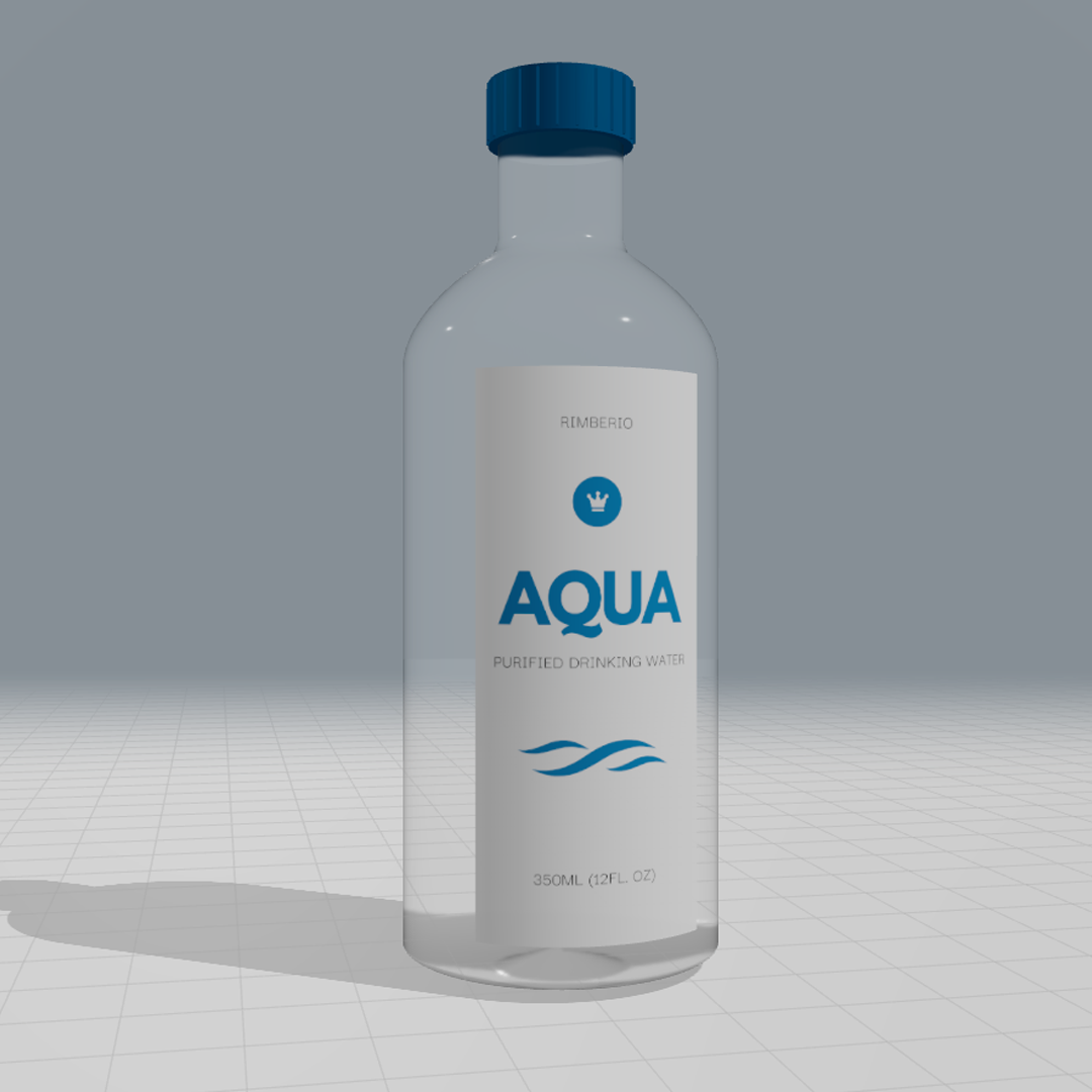 Aqua Water 3D Bottle Mockup Generator | Create Realistic Packaging Mockups Online