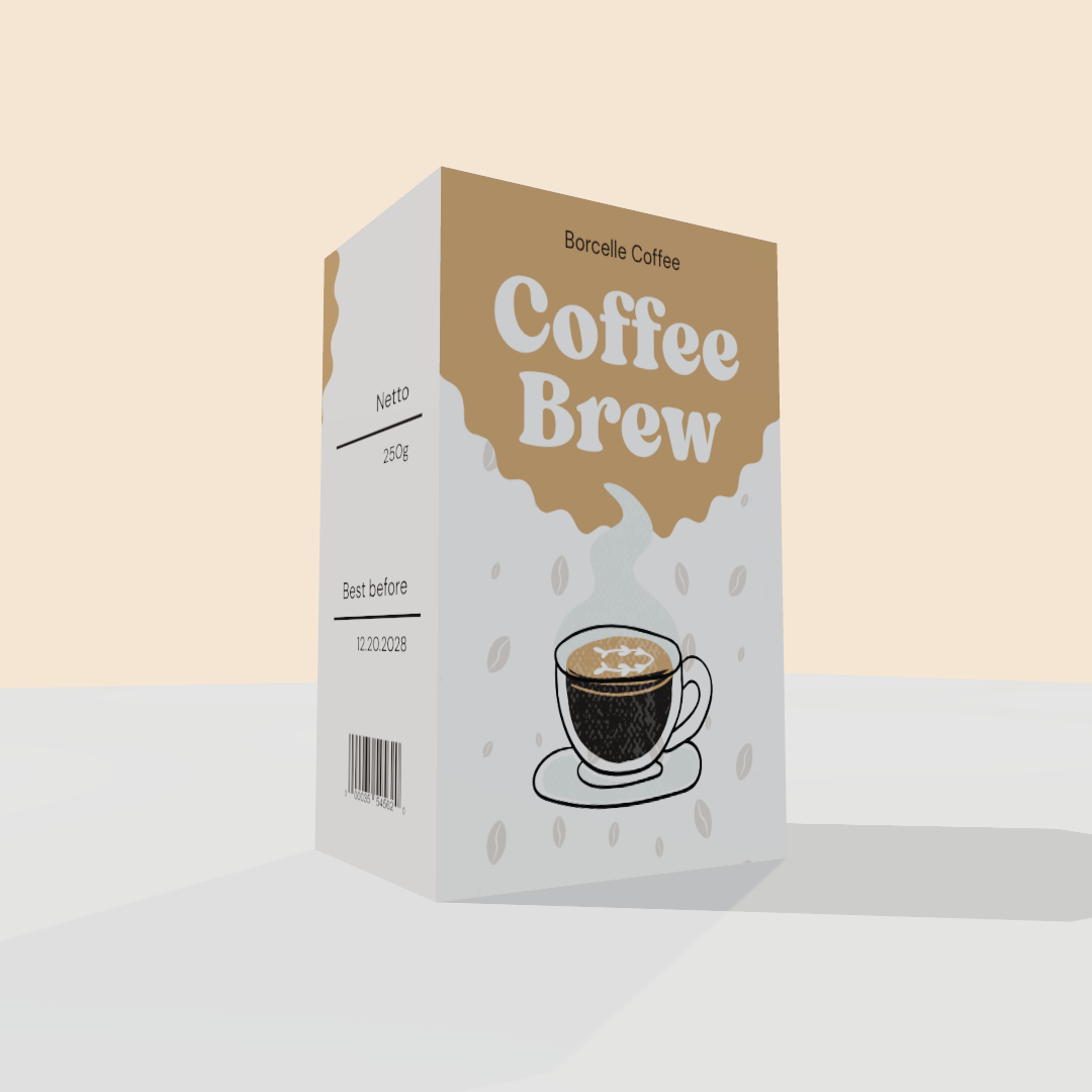 Create Stunning Coffee Packaging with 3D Box Mockup Generator - Professional Design Made Easy