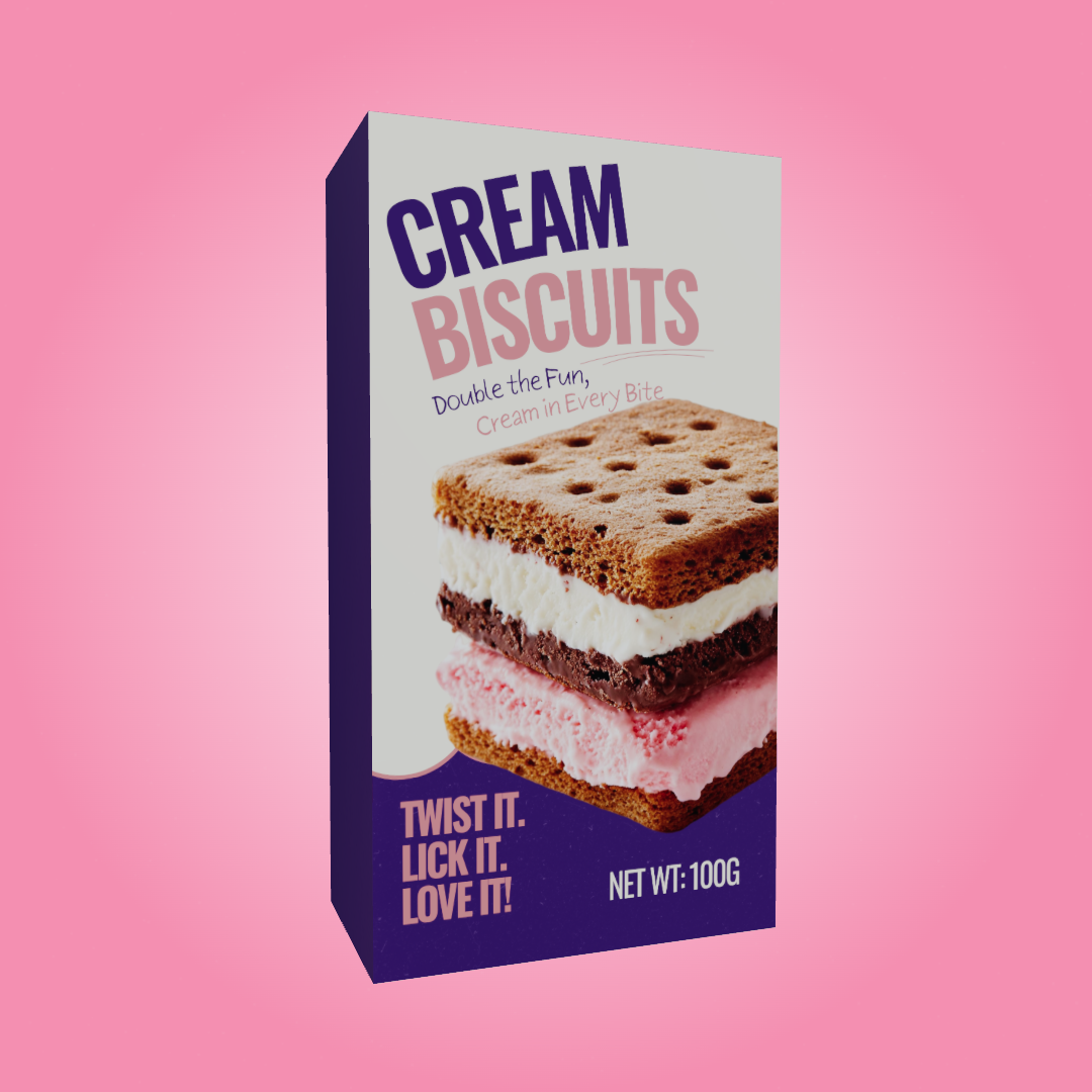 Create Stunning Cream Biscuits Box Packaging Mockups Online: Complete 3D Design Guide