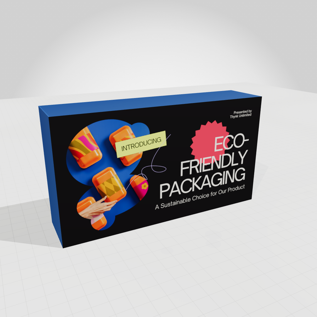 Eco-Friendly Packaging Mockup – Free 3D Box Design for Sustainable Branding