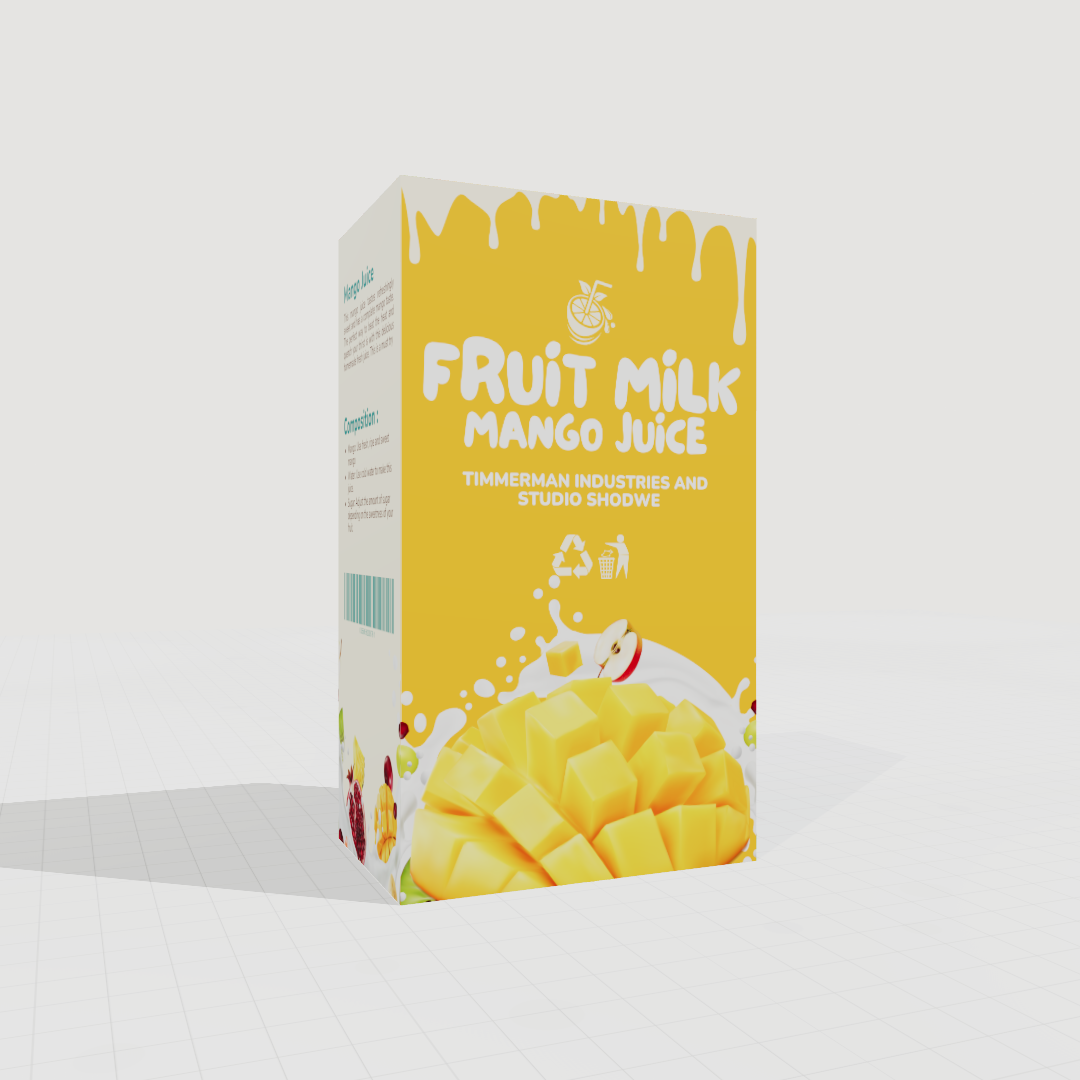 How to Create Realistic Fruit Milk Box Packaging Mockups Online with 3D Box Mockup Generator