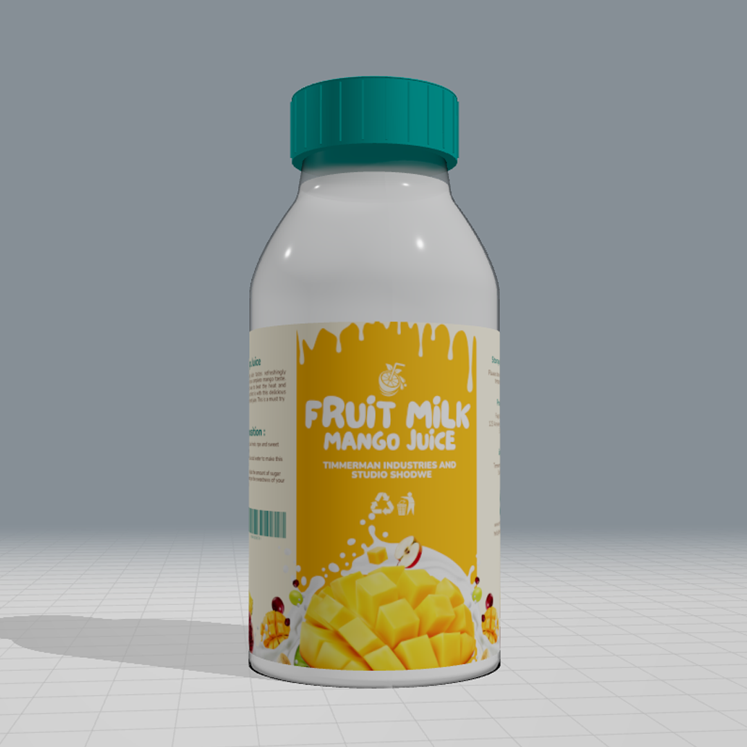 Mango Juice Bottle Design Success: 3D Mockup Generator Strategies for Beverage Brands