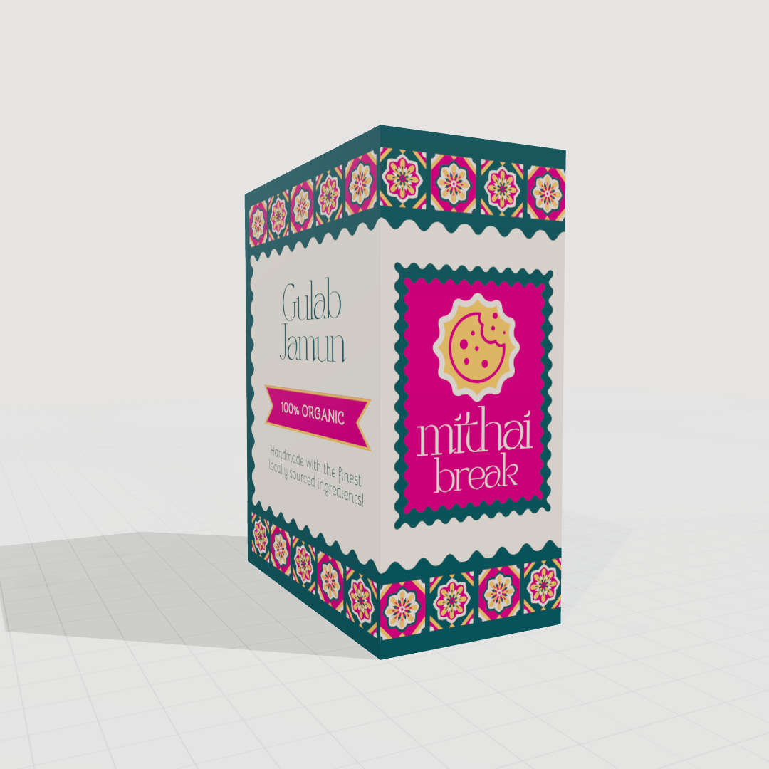 Create Stunning Gulab Jamun Box Mockups with 3D Packaging Design Tools