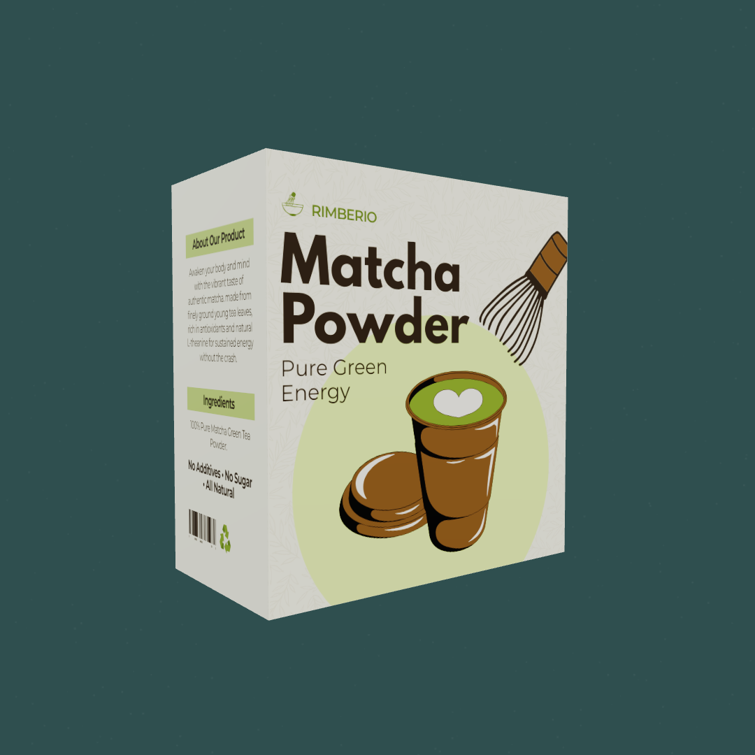Create Stunning 3D Matcha Powder Box Mockups Online: Complete Packaging Design Guide